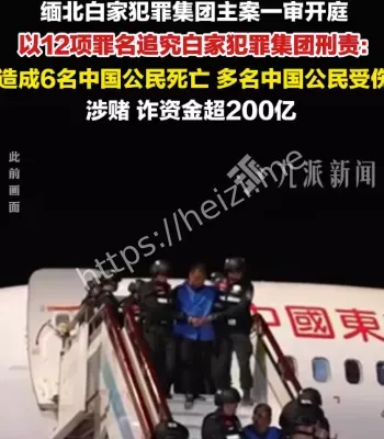 缅北白家犯罪集团